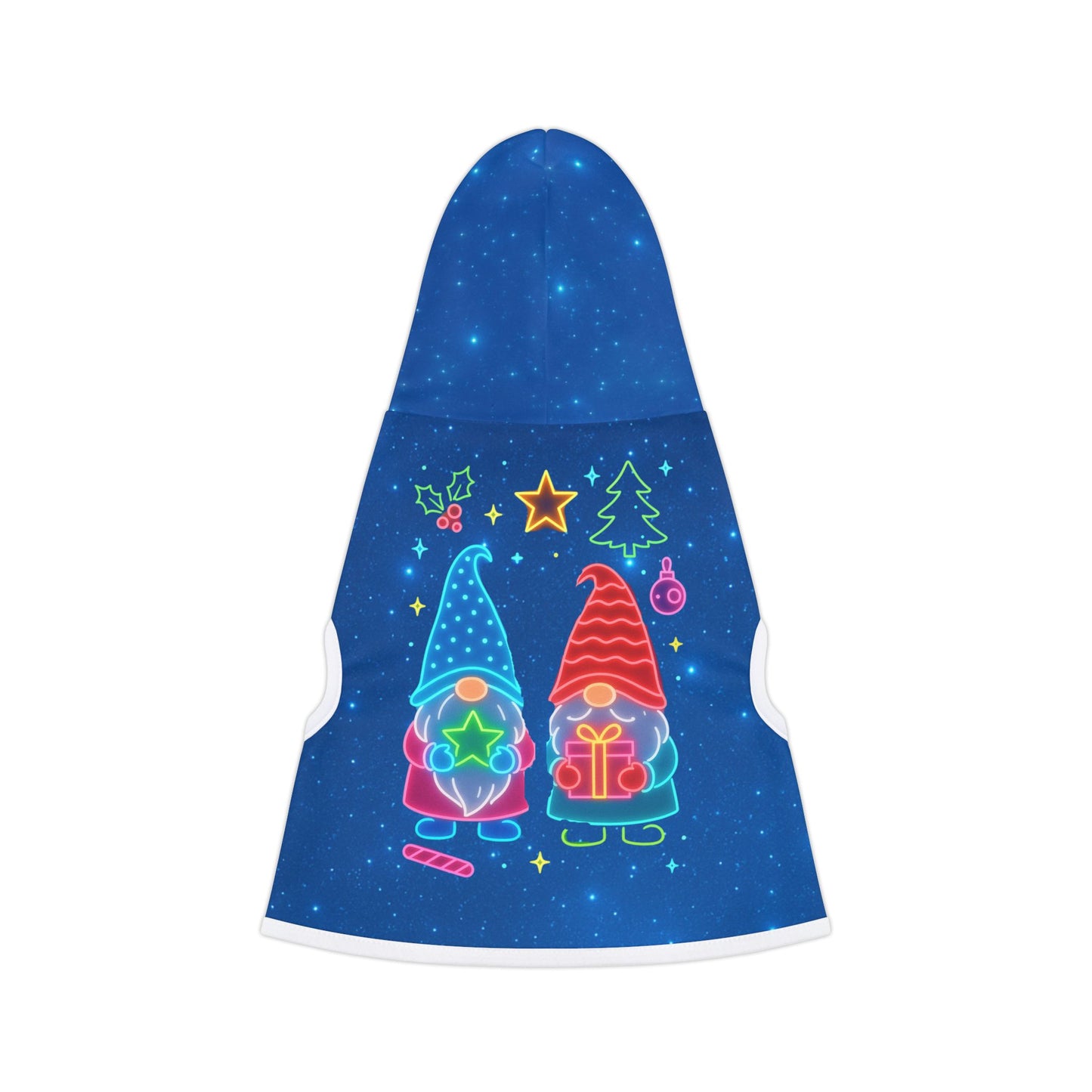 Cute Winter Gnome Pet Hoodie for Cozy Pets, Funny Dog Sweater, Holiday Pet Outfit, Seasonal Dog Gear, Gnome Lover Gift