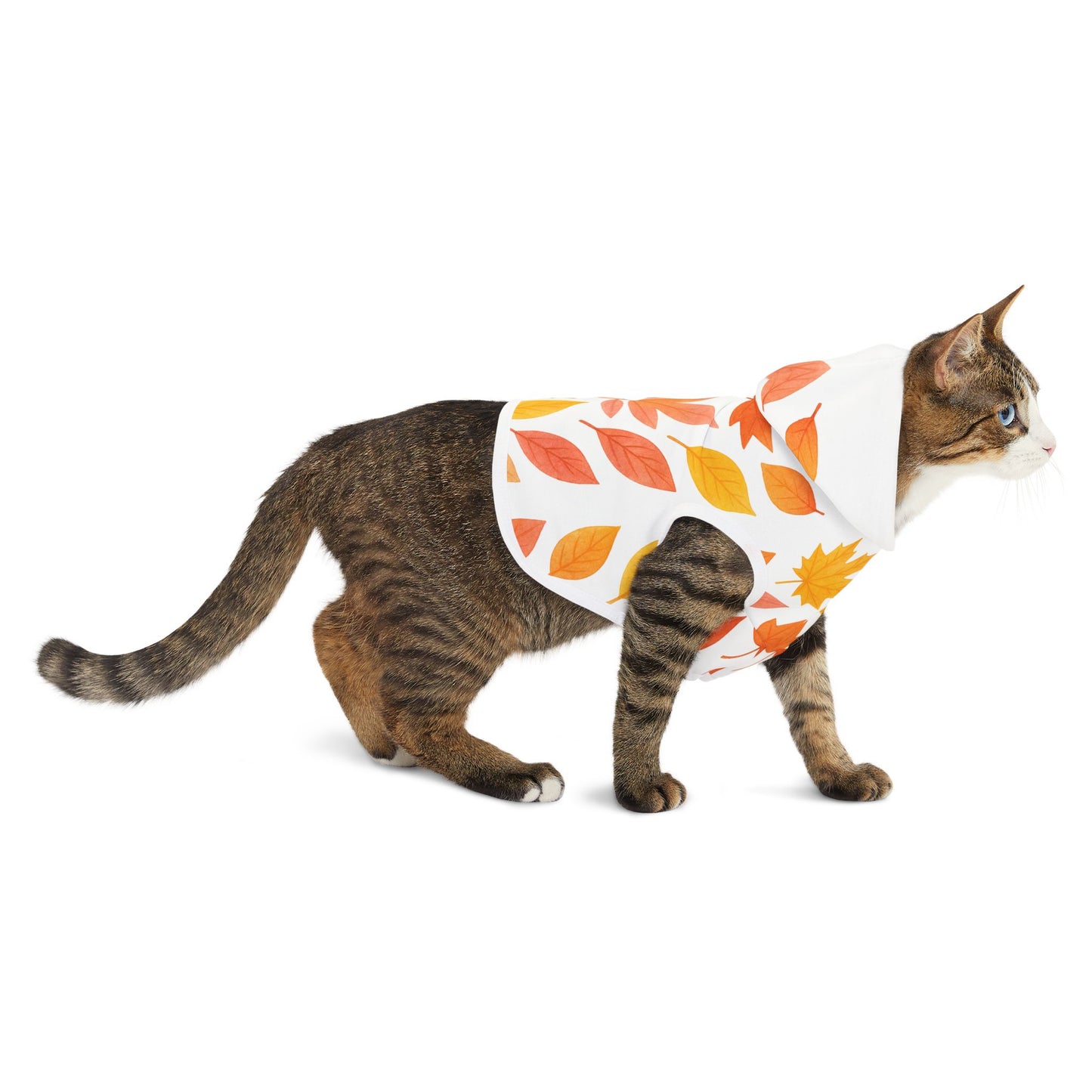 Autumn Leaves Pet Hoodie | Cozy Dog Attire, Fall Fashion for Pets, Cute Pet Apparel, Seasonal Dog Hoodie, Warm Petwear