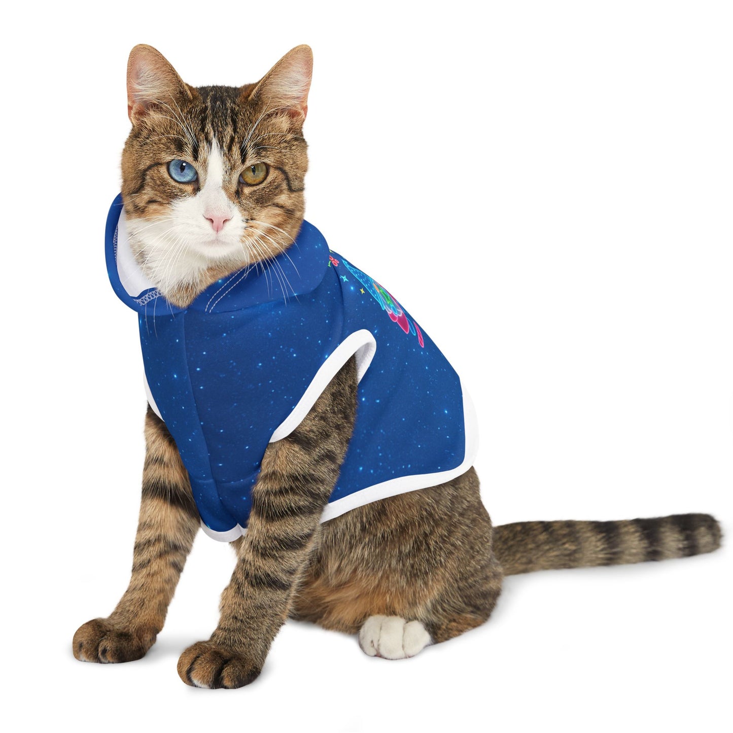 Cute Winter Gnome Pet Hoodie for Cozy Pets, Funny Dog Sweater, Holiday Pet Outfit, Seasonal Dog Gear, Gnome Lover Gift