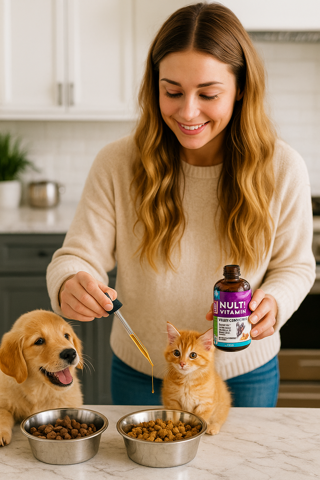 Multivitamin Liquid for Cats & Dogs – Glucosamine + Cranberry