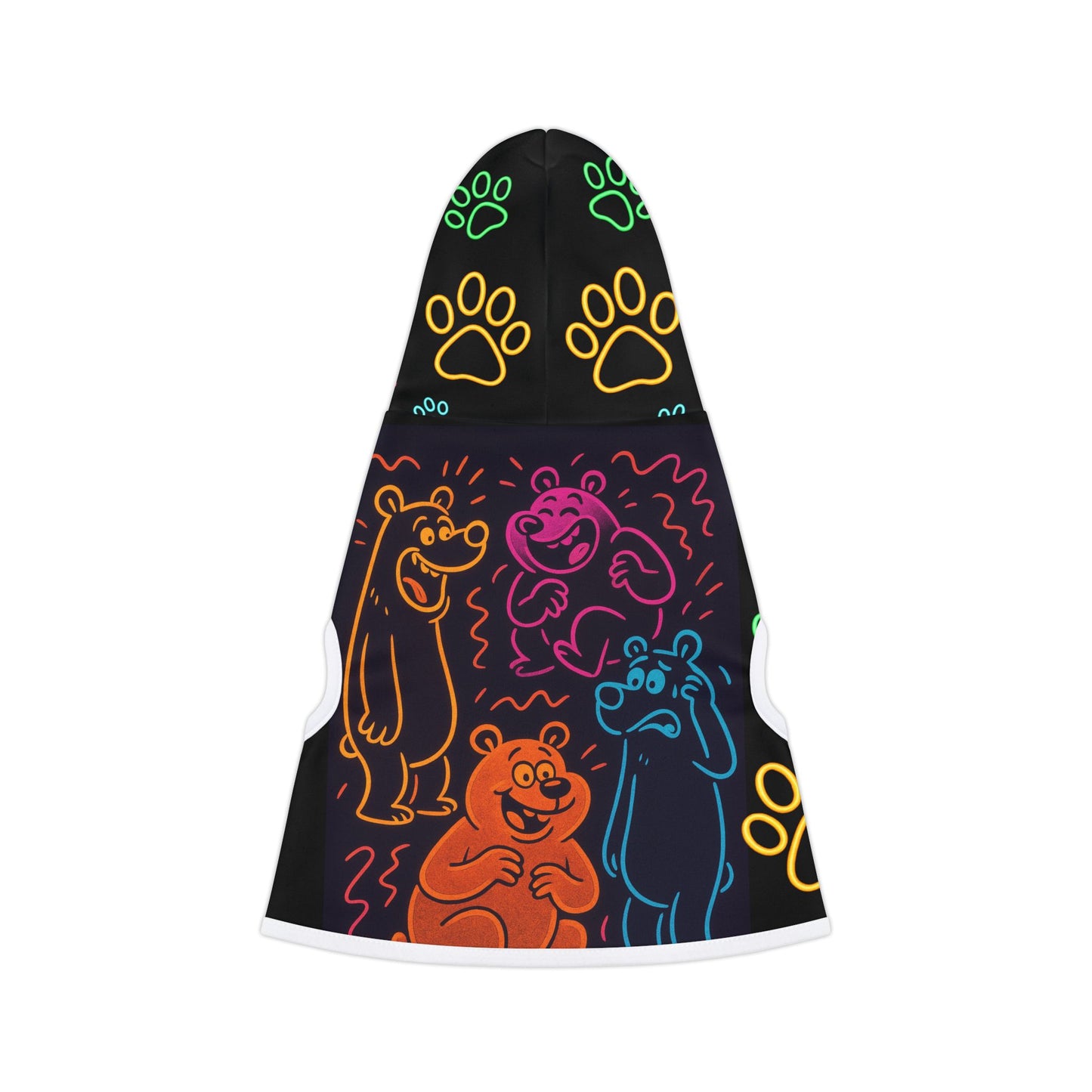1 Adorable Colorful Pet Hoodie for Playful Pups, Dog Sweater, Pet Costume, Animal Hoodie, Birthday Gift, Dog Apparel, Pet Accessory
