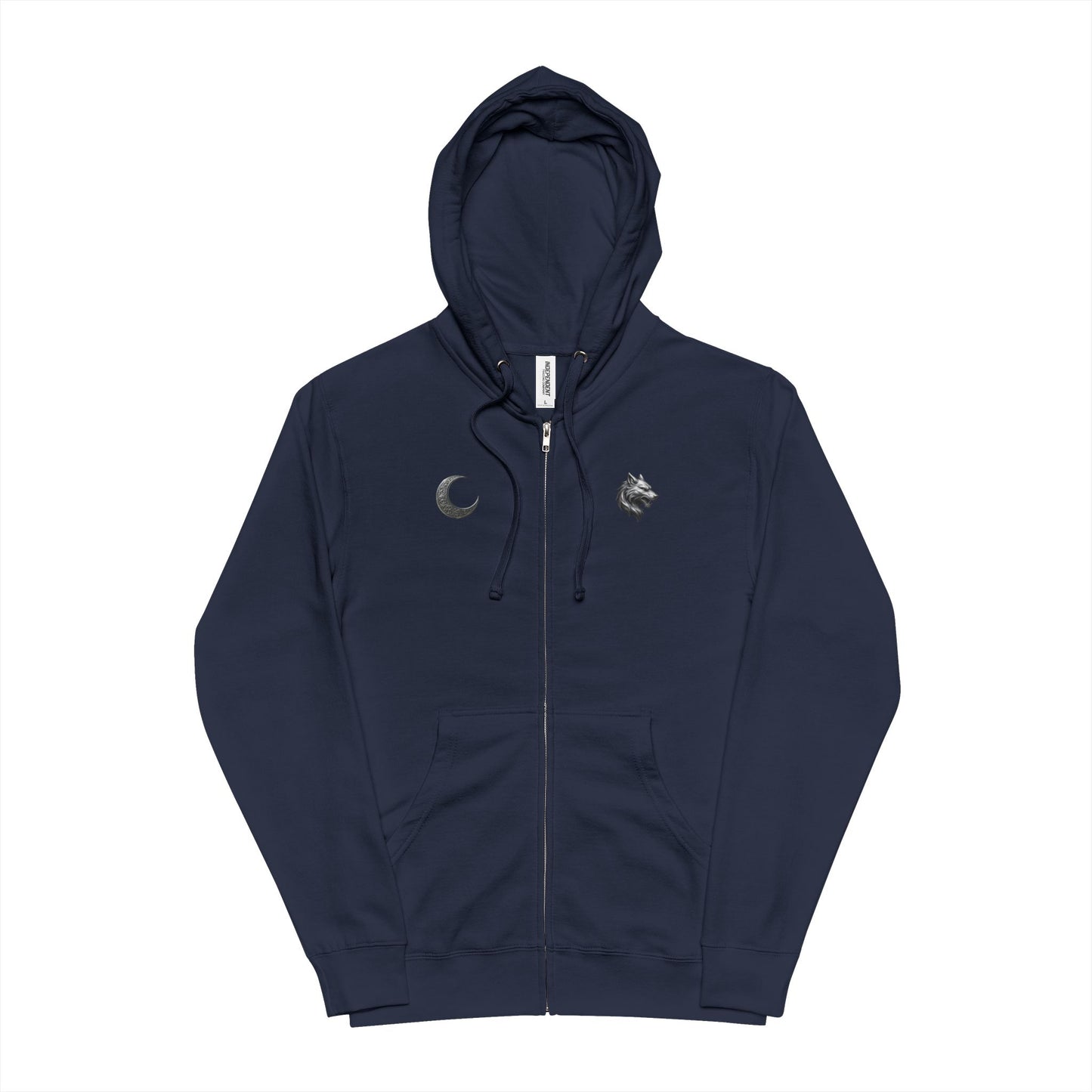 Match your look to your pet's with a personalized jacket for you and a matching hoody for your pet. "Each product is sold separately."Black Wolf & Moon Zip Hoodie – Premium Streetwear, Cozy Fit, Urban Style Sweatshirt for Men & Women
