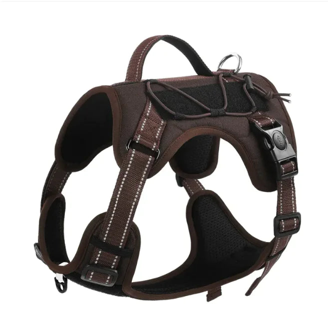 Adjustable Pet Harness with Reflective Trim