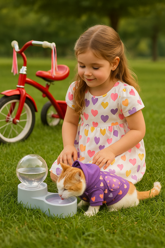 Automatic Pet Water Bowl – Spill-Proof & Easy to Clean