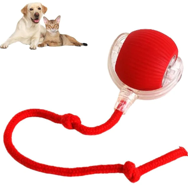 Rolling Ball Ball For Dogs Doggie Ball Interactive Dog Smart Ball Toy Interactive Cat Ball Toy. 360 Smart Automatic Rolling Pet Ball