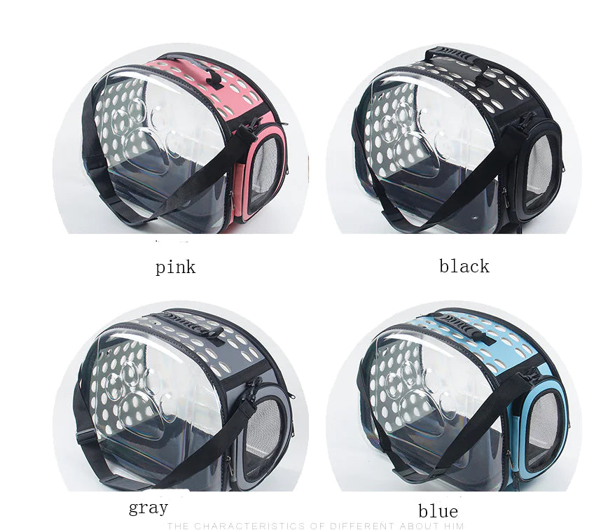 Padded straps and interior mat of airline‑approved pet carrier backpack