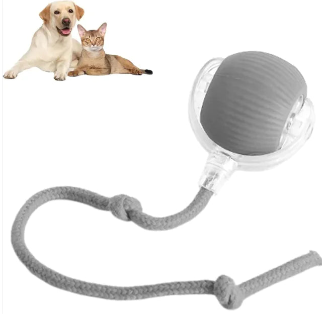 Rolling Ball Ball For Dogs Doggie Ball Interactive Dog Smart Ball Toy Interactive Cat Ball Toy. 360 Smart Automatic Rolling Pet Ball