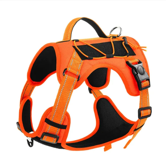 Adjustable Pet Harness with Reflective Trim