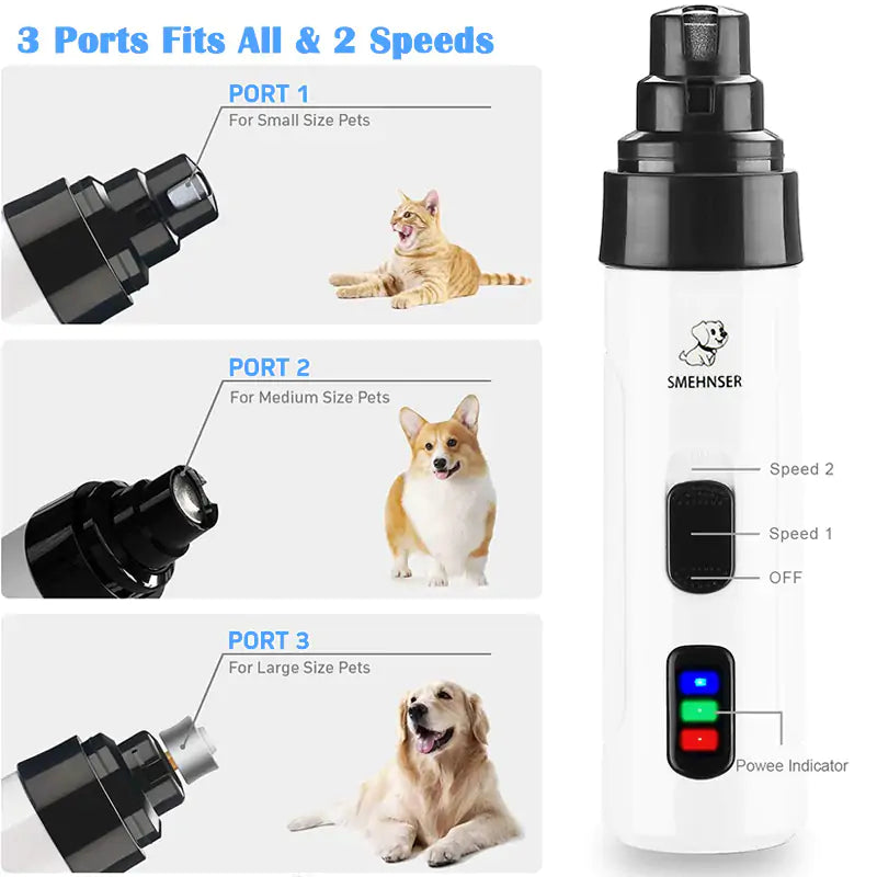 Electric Dog Nail Trimmer: SafeTrim Pro: Electric, Safe, and Gentle for the Paws You Love Most