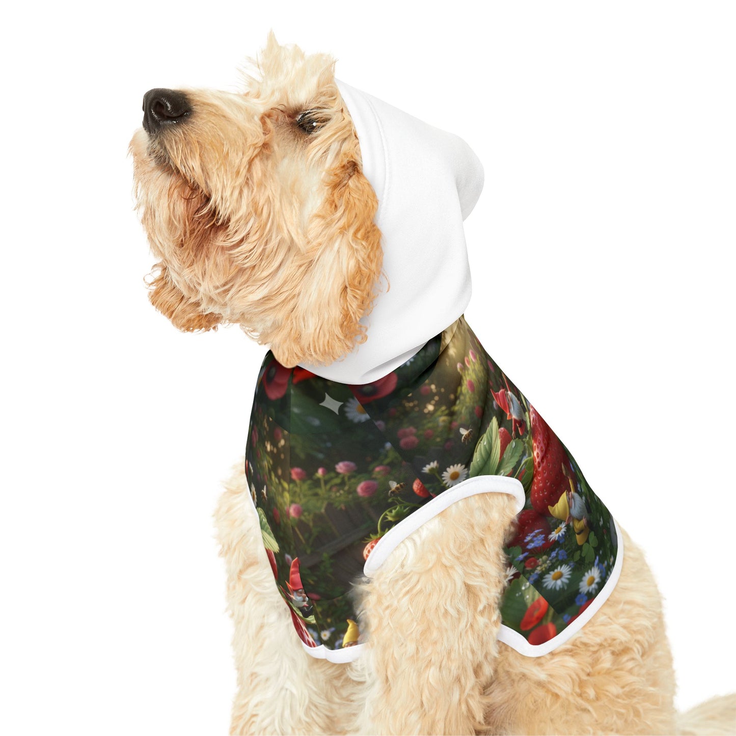 Beautiful natural  Pet Hoodie for Cozy Pets, Funny Dog Sweater, Holiday Pet Outfit, Seasonal Dog Gear, Gnome Lover Gift