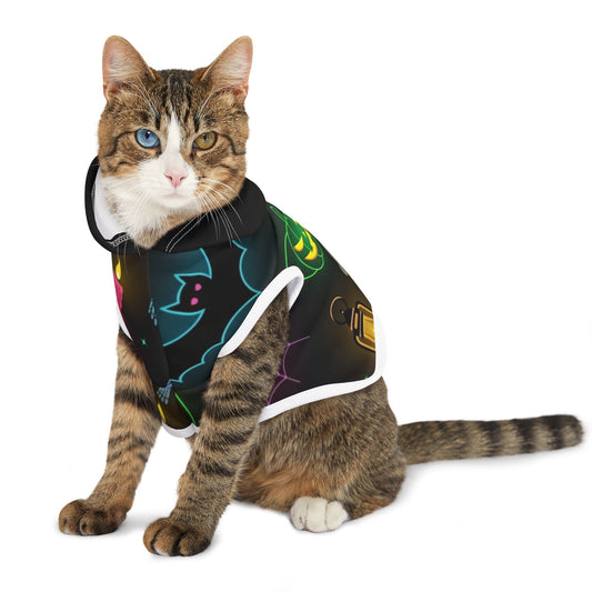 Adorable  Pet Hoodie neon - Halloween Costume for Dogs and Cats, Pet Apparel for Fall Parties, Cute Halloween Gear, Trick or Treat Capes, Fun [...]