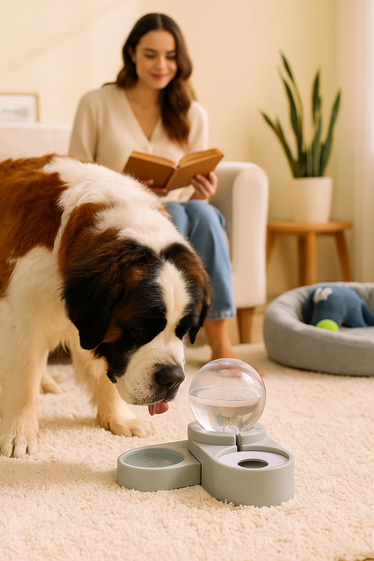 Automatic Pet Water Bowl – Spill-Proof & Easy to Clean