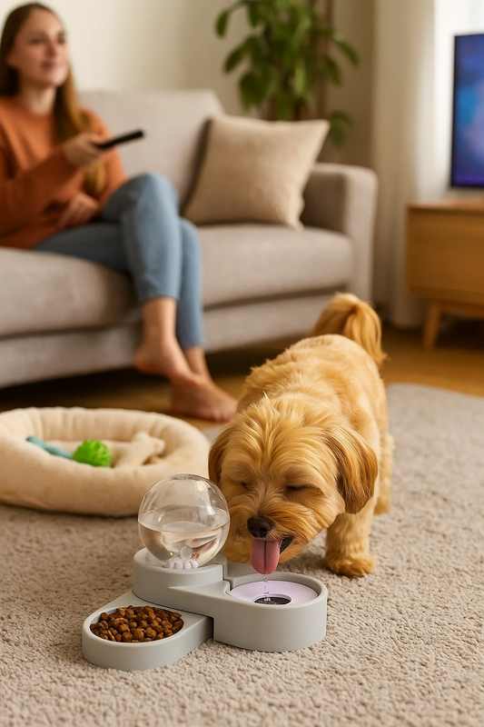 Automatic Pet Water Bowl – Spill-Proof & Easy to Clean