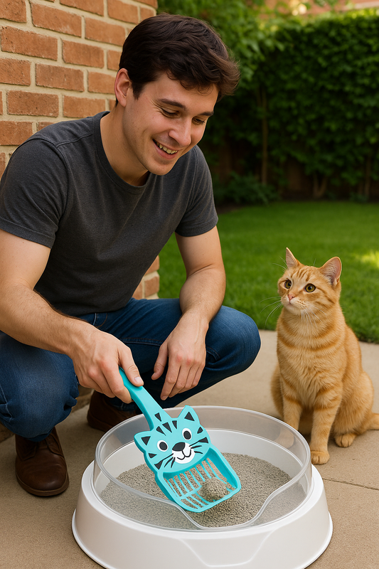 Cat-Shaped Litter Scoop – Cute & Functional Pet Cleanup Tool