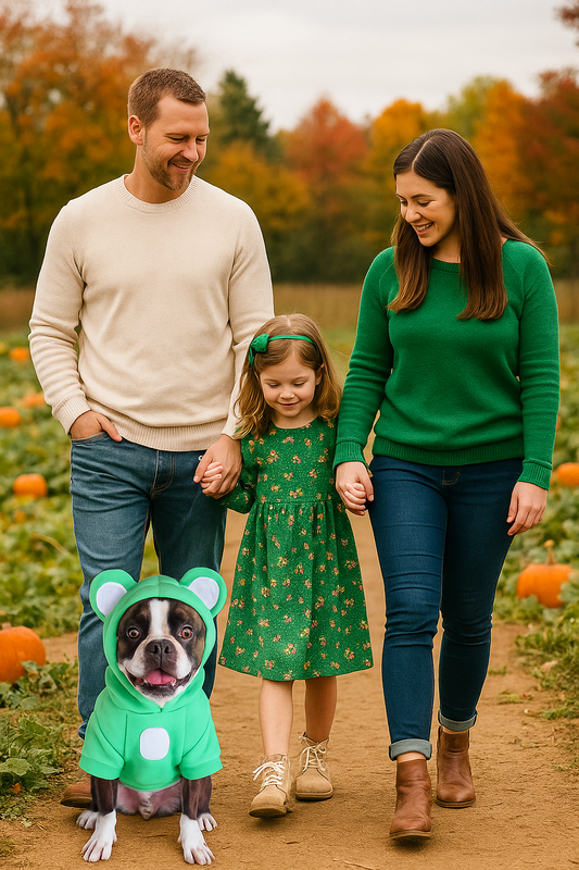 Jecikelon purple hooded dog coat with pocket