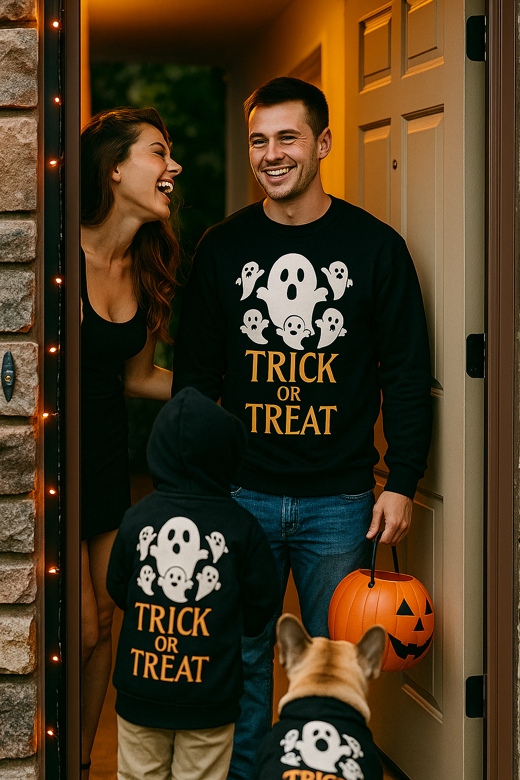 Halloween ghost dog costume trick or treat outfit