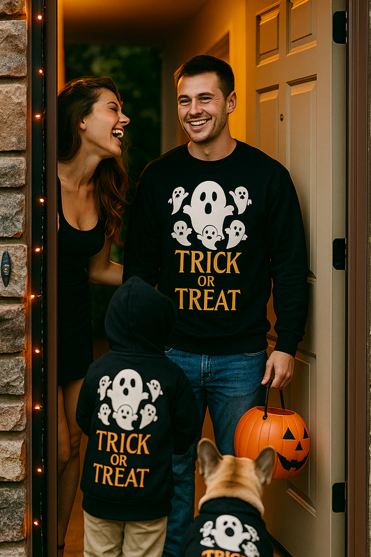 Halloween ghost dog costume trick or treat outfit