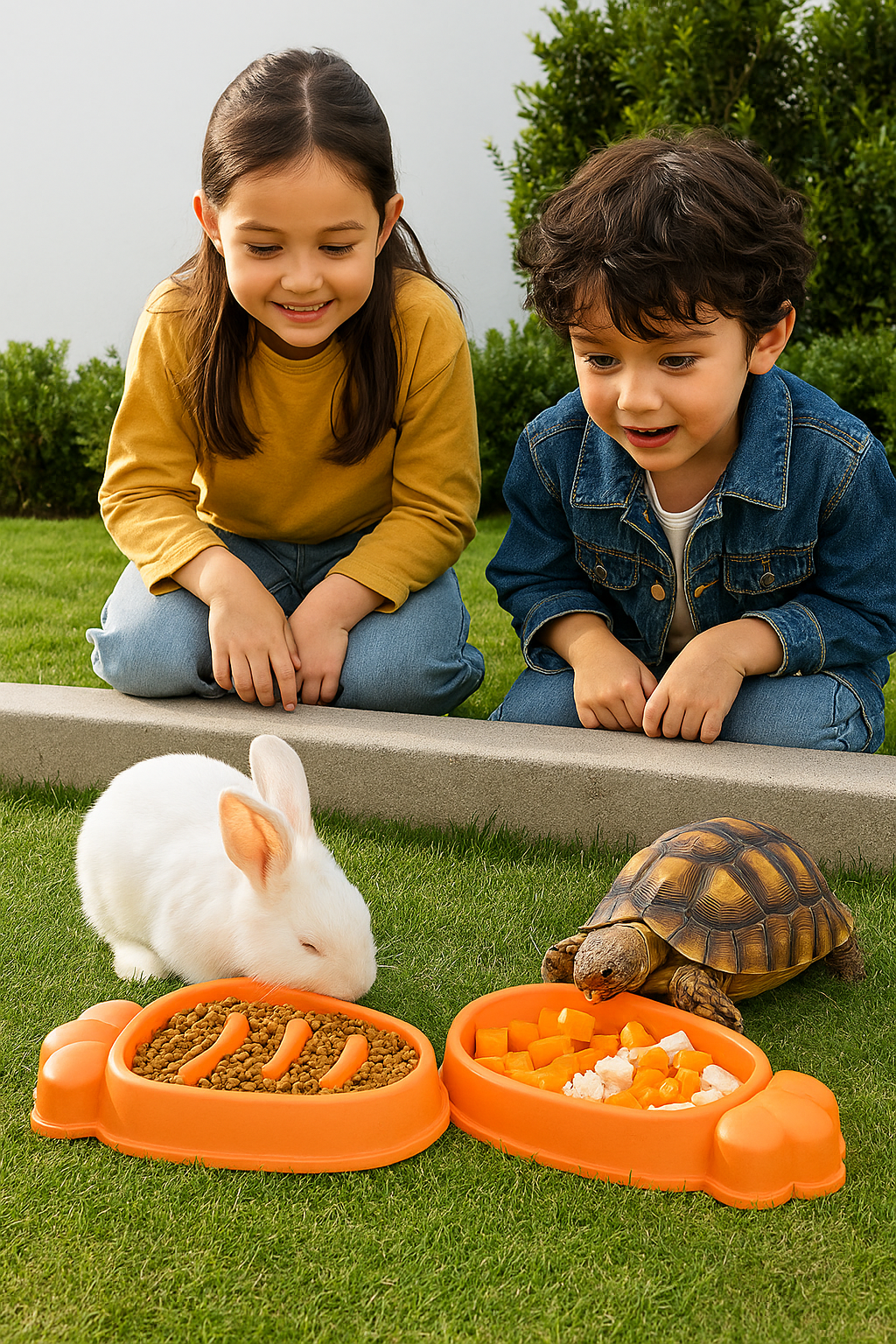 Bowl for pet, for rabbit, turtle, dog, cat