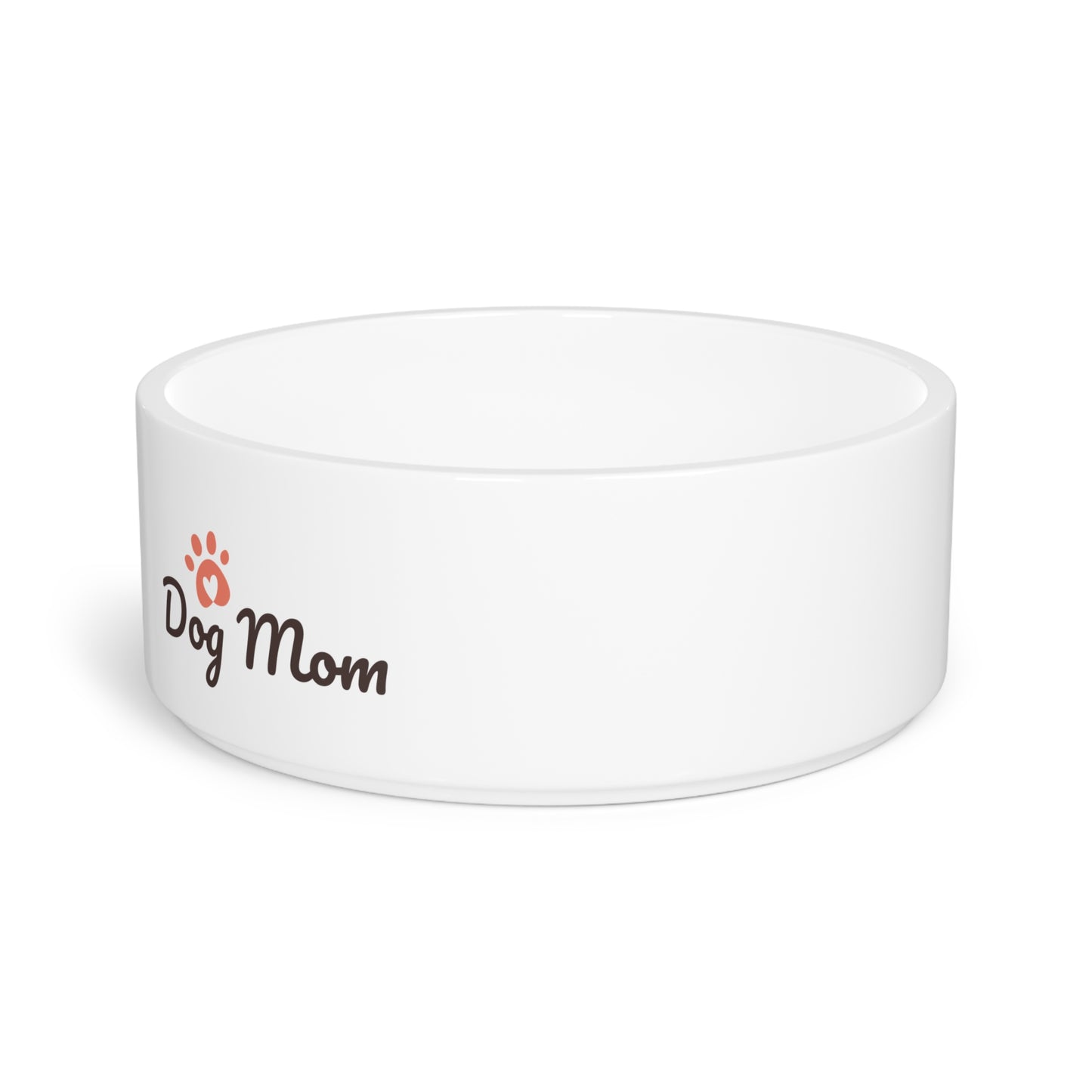 Personalized Dog Mom Pet Bowl - Cute 'I Love You' Design for Dog Lovers