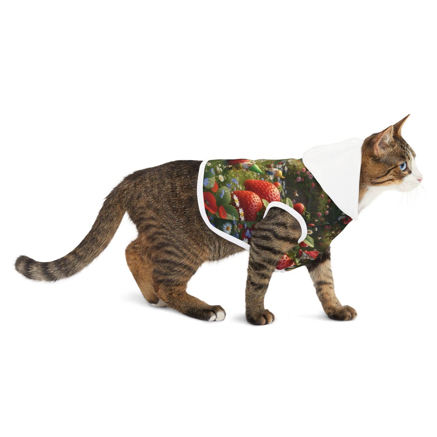 Beautiful natural  Pet Hoodie for Cozy Pets, Funny Dog Sweater, Holiday Pet Outfit, Seasonal Dog Gear, Gnome Lover Gift