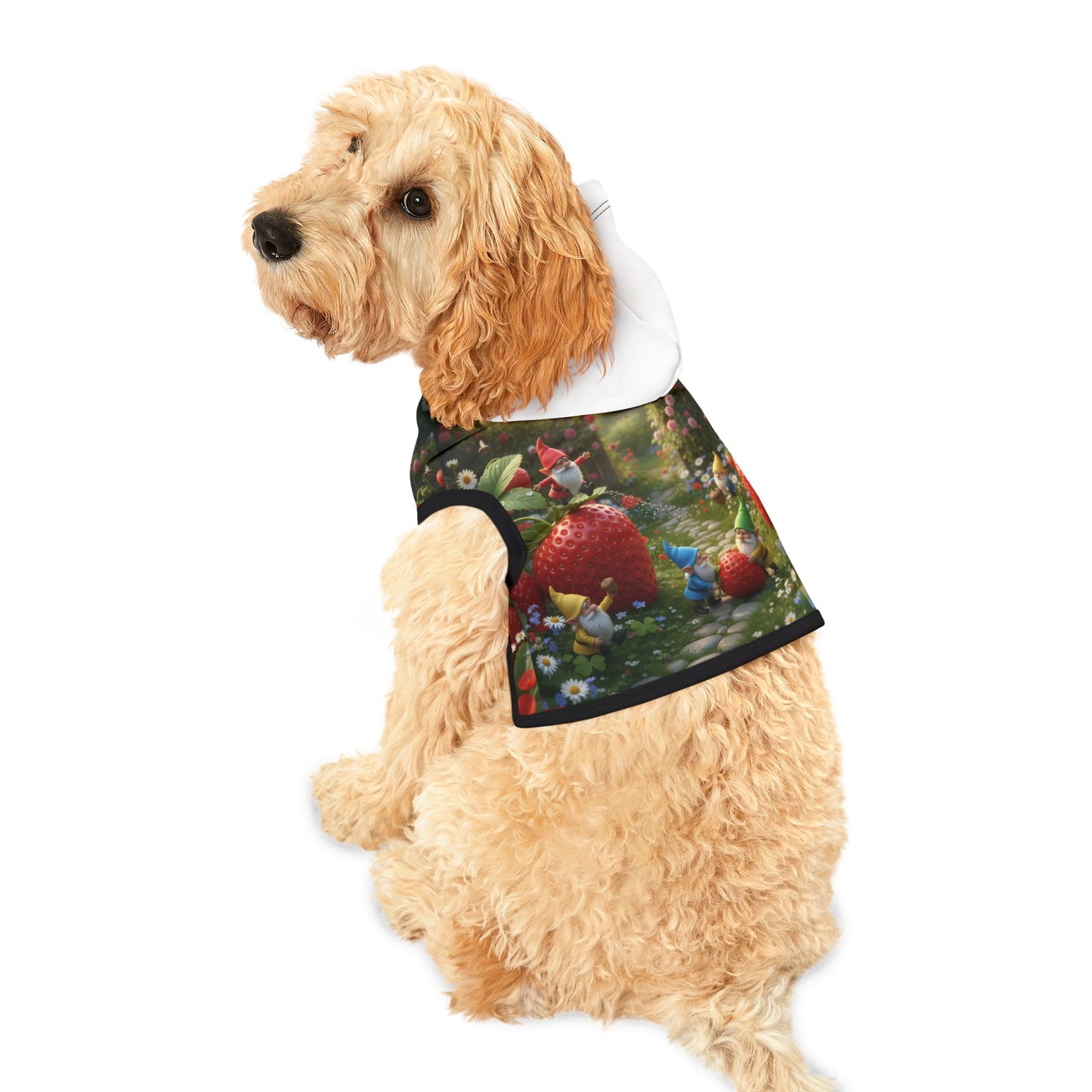 Beautiful natural  Pet Hoodie for Cozy Pets, Funny Dog Sweater, Holiday Pet Outfit, Seasonal Dog Gear, Gnome Lover Gift