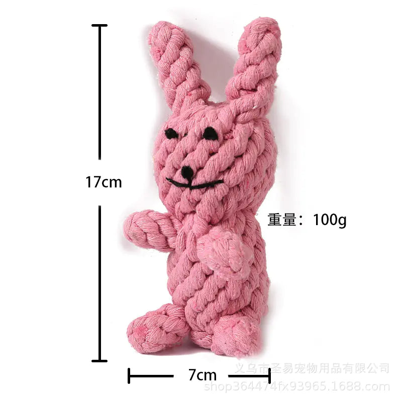 Durable Chew Dog Toys - Cartoon Plush Pet Toys