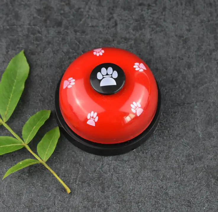 Pet training bell for dogs and cats hung on door handle