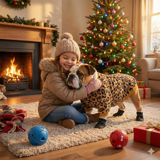 Autumn Winter warm puppy jacket – front view