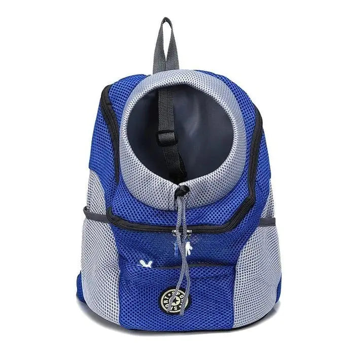 Ventilated dog and cat backpack for outdoor use