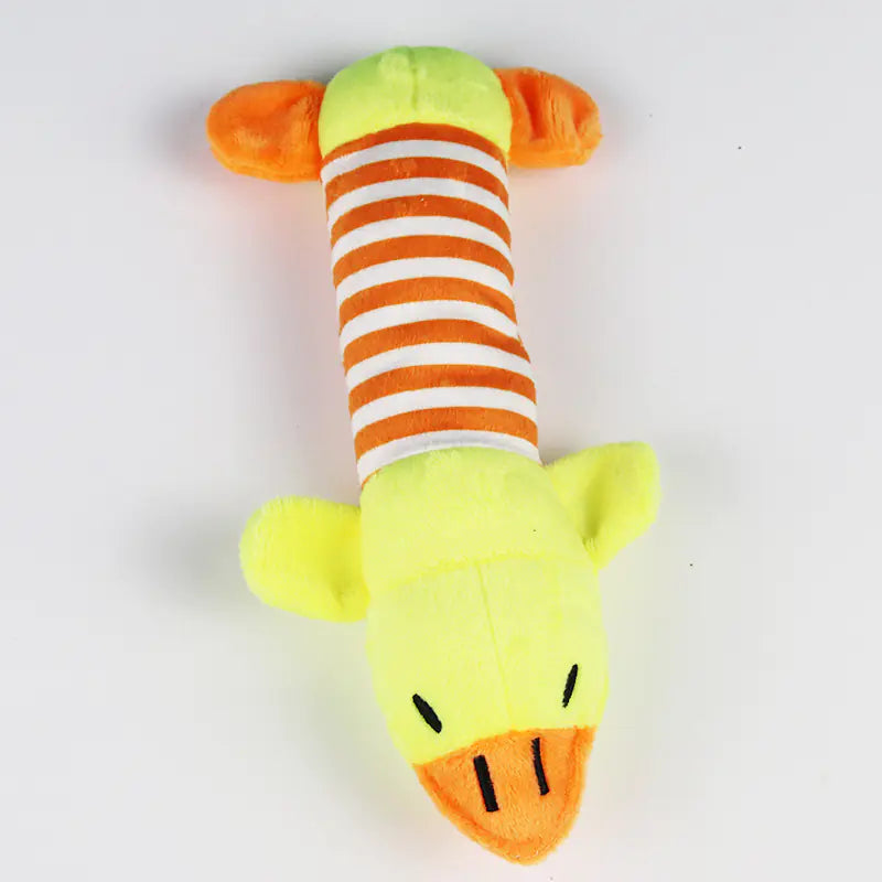 Durable Chew Dog Toys - Cartoon Plush Pet Toys