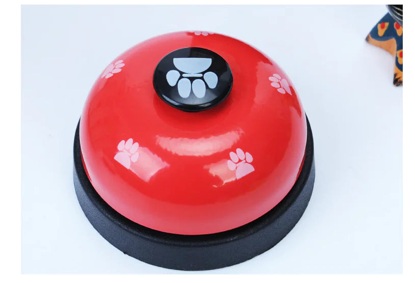 Pet training bell for dogs and cats hung on door handle