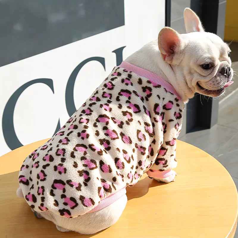 Autumn Winter warm puppy jacket – front view