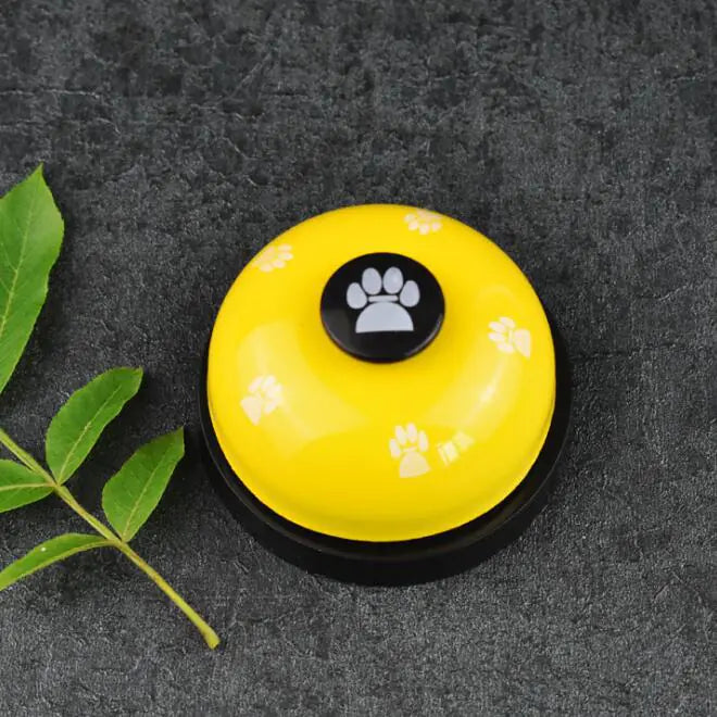 Pet training bell for dogs and cats hung on door handle